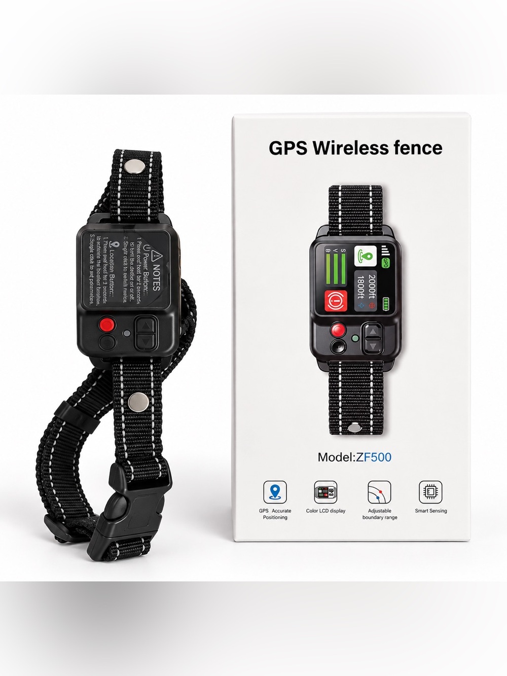 GPS Wireless Dog Fence & Dog Collar